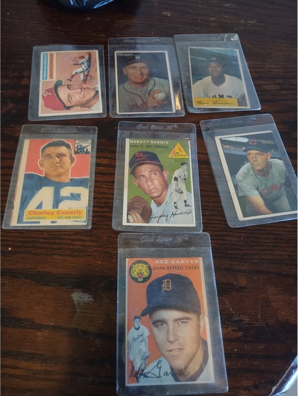 1954 Topps card lot of 7